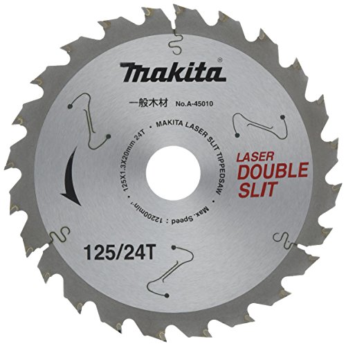 마키타 더블슬릿 A-45010 125mm 칩쏘 일반목재용 24T 이미지 2