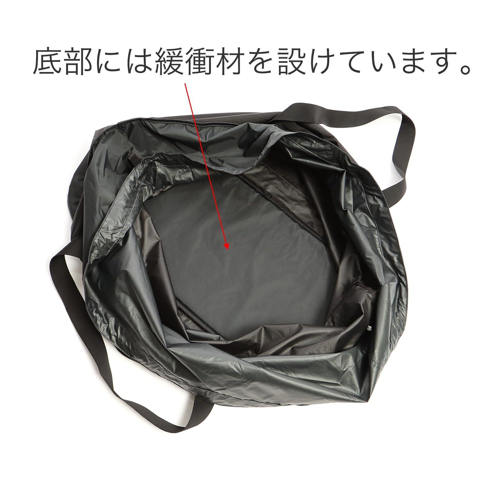몽벨 캠핑 토트백 1133399 80L 블랙 이미지 7