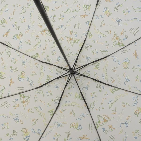 몽벨 트레킹 엄브렐러 1128754 55cm 접이식 양우산 UV차단 그레이멀티 이미지 5