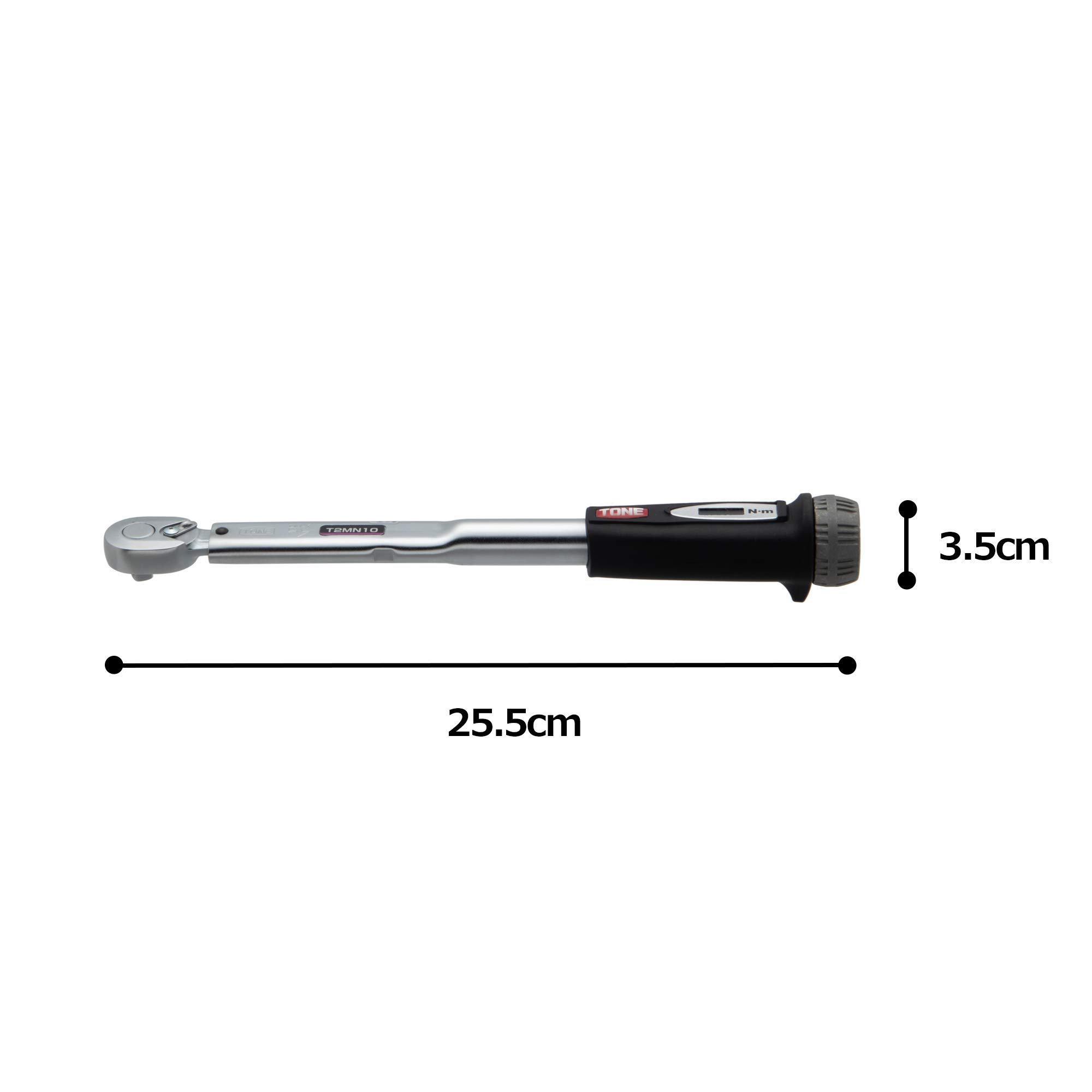 토네 프리셋형 토크렌치 T2MN10 6.35mm 10Nm 이미지 5