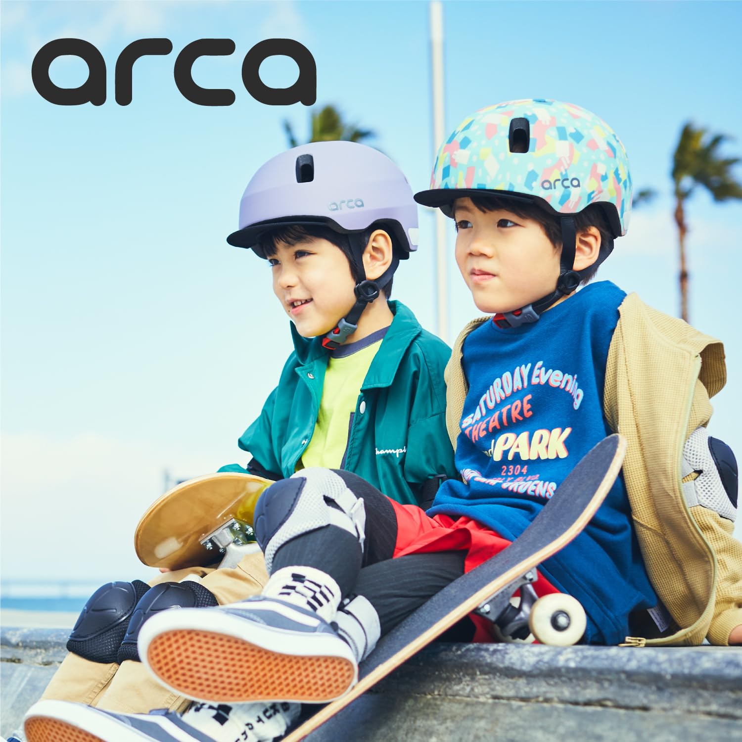카부토 ARCA 매트 인디고 50-54cm 유아용 자전거 헬멧 이미지 2