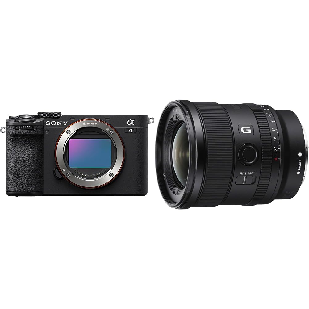 소니 알파  7C II 블랙 ILCE-7CM2 SEL20F18G 렌즈 키트 이미지 1