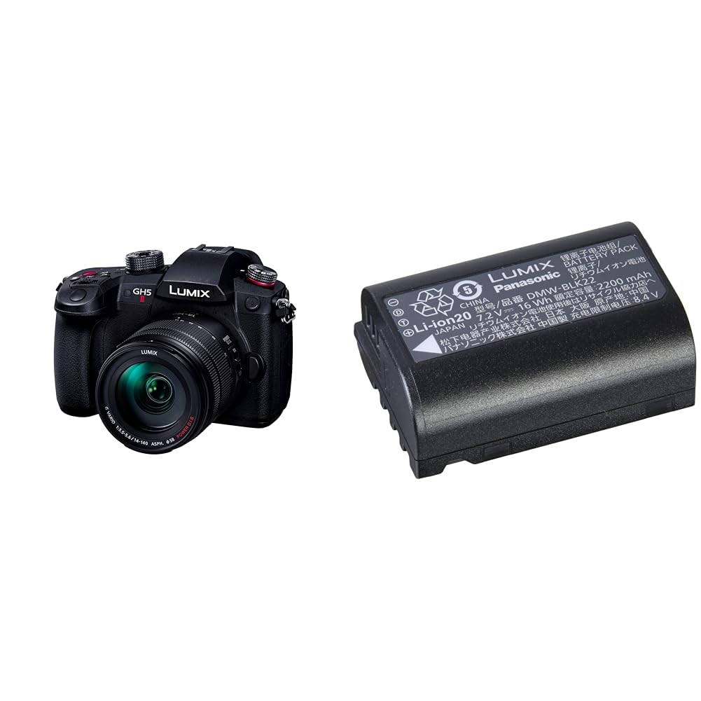 파나소닉 루믹스 GH5M2 블랙 고배율 줌 렌즈 DC-GH5M2H DMW-BLK22 세트