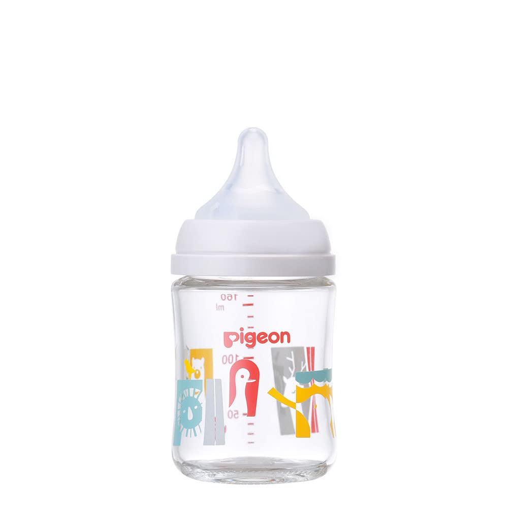 피죤 모유실감 주 내열유리 젖병 160ml 신생아용