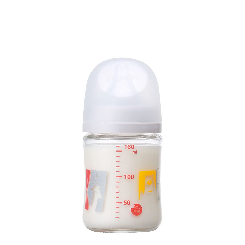 피죤 모유실감 주 내열유리 젖병 160ml 신생아용 이미지 3