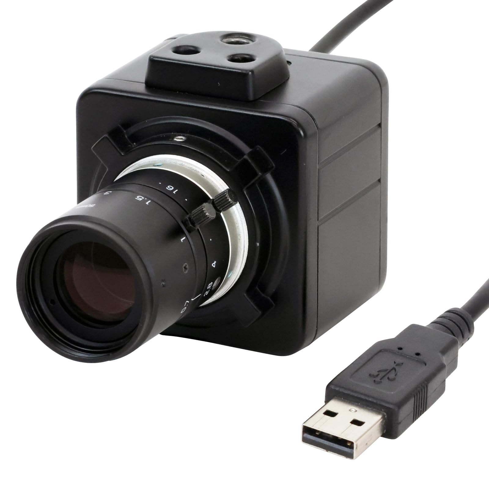 호잔 USB 연결 300만 화소 초점거리 50mm 작동거리 500mm-∞ 카메라 렌즈 전용