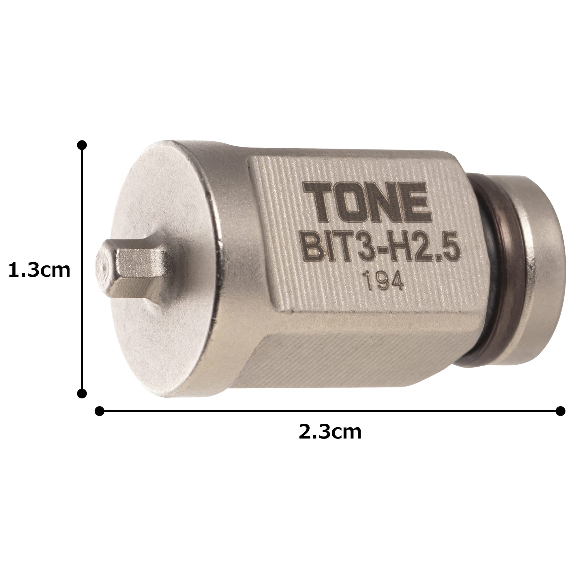 토네 BIT3-H2.5 2.5mm 육각 비트 이미지 4