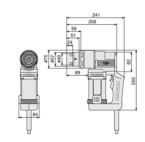 토네 GM221AT M22 섀어렌치 100V 고력M16-22 초고력M16-20 이미지 3