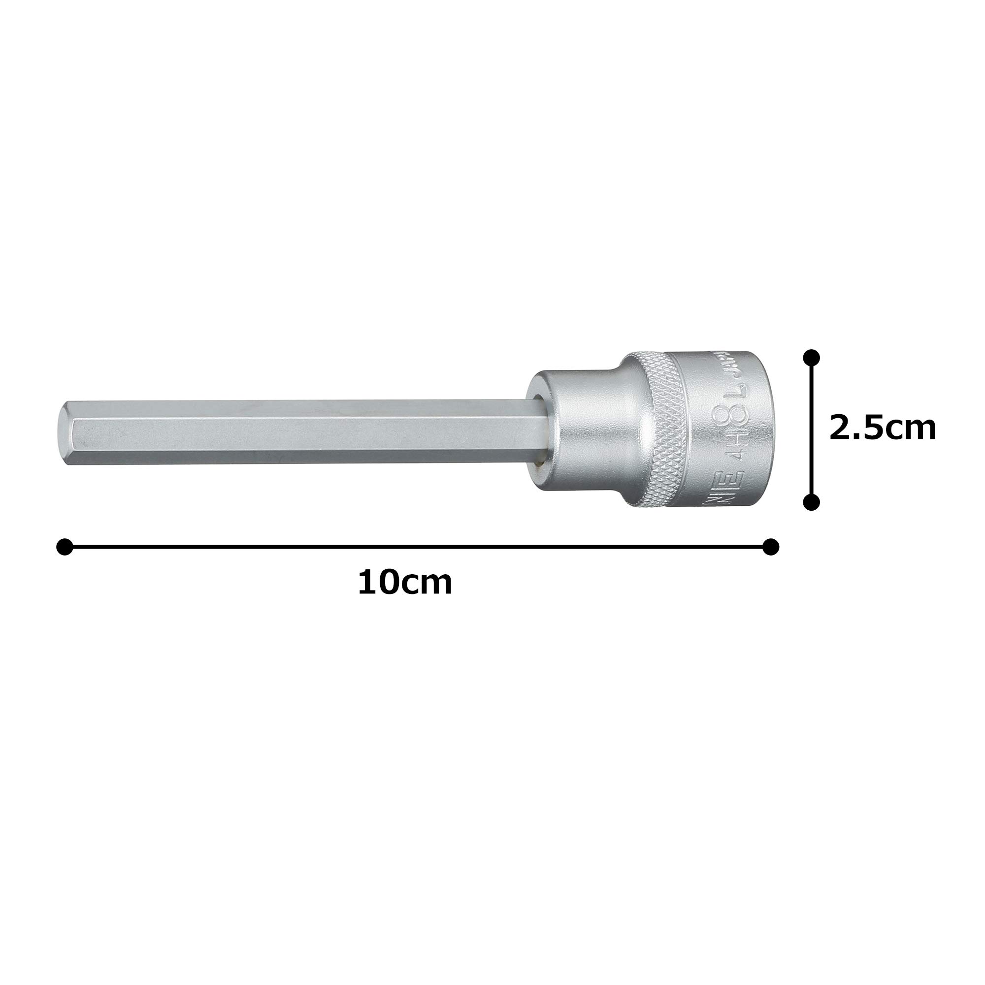 토네 HP4H-08L 롱 육각 소켓 8mm 12.7mm 이미지 5