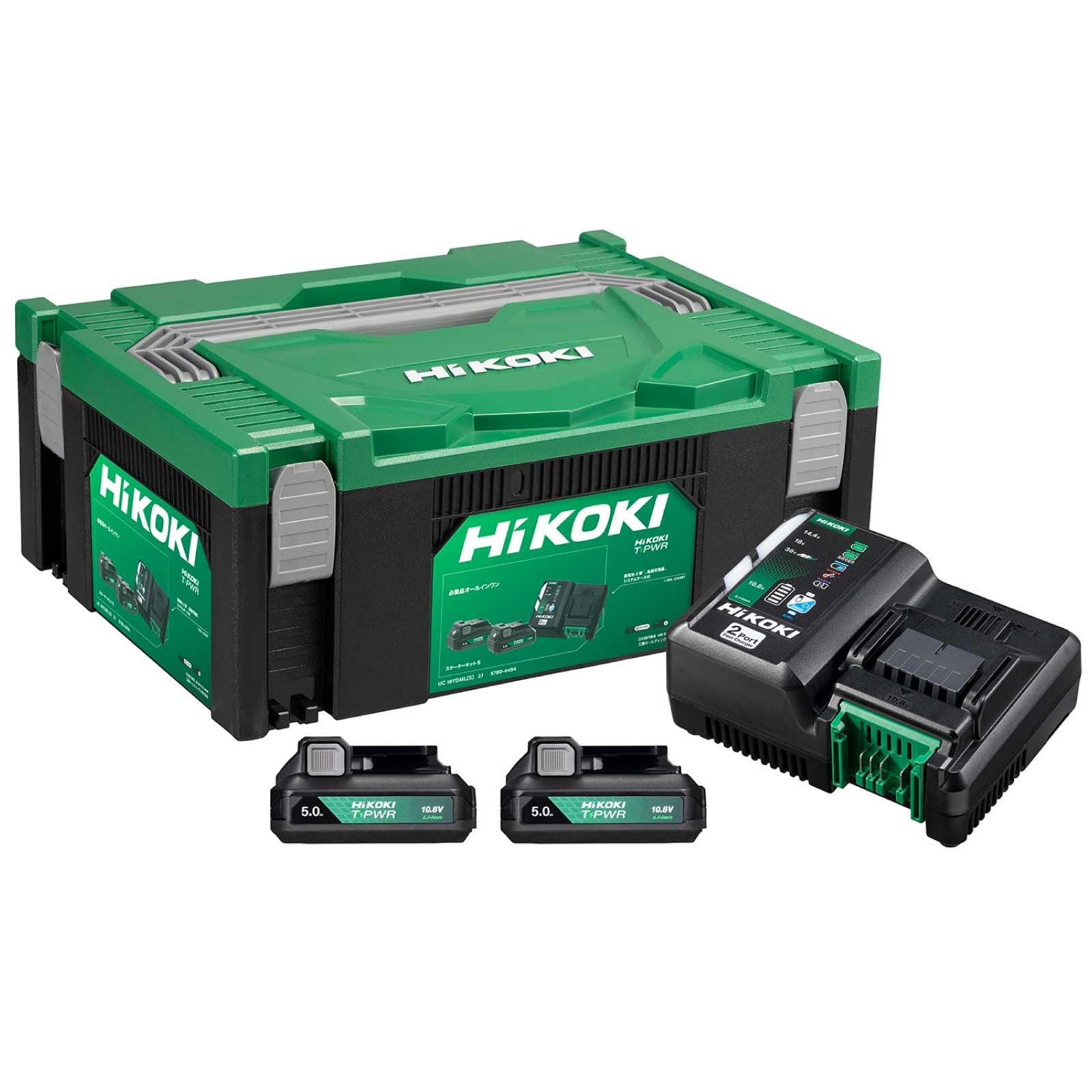 하이코키 스타터키트6 10.8V 배터리 충전기 세트
