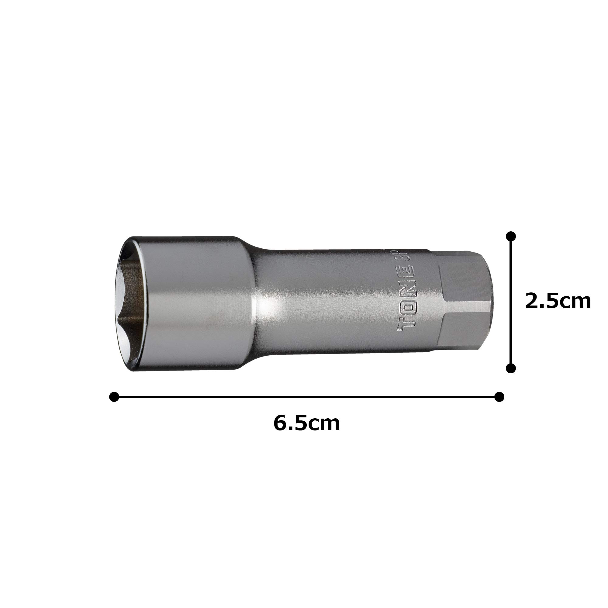 토네 HP3P-18S 18mm 플러그 소켓 9.5mm 마그네틱 6각 이미지 5