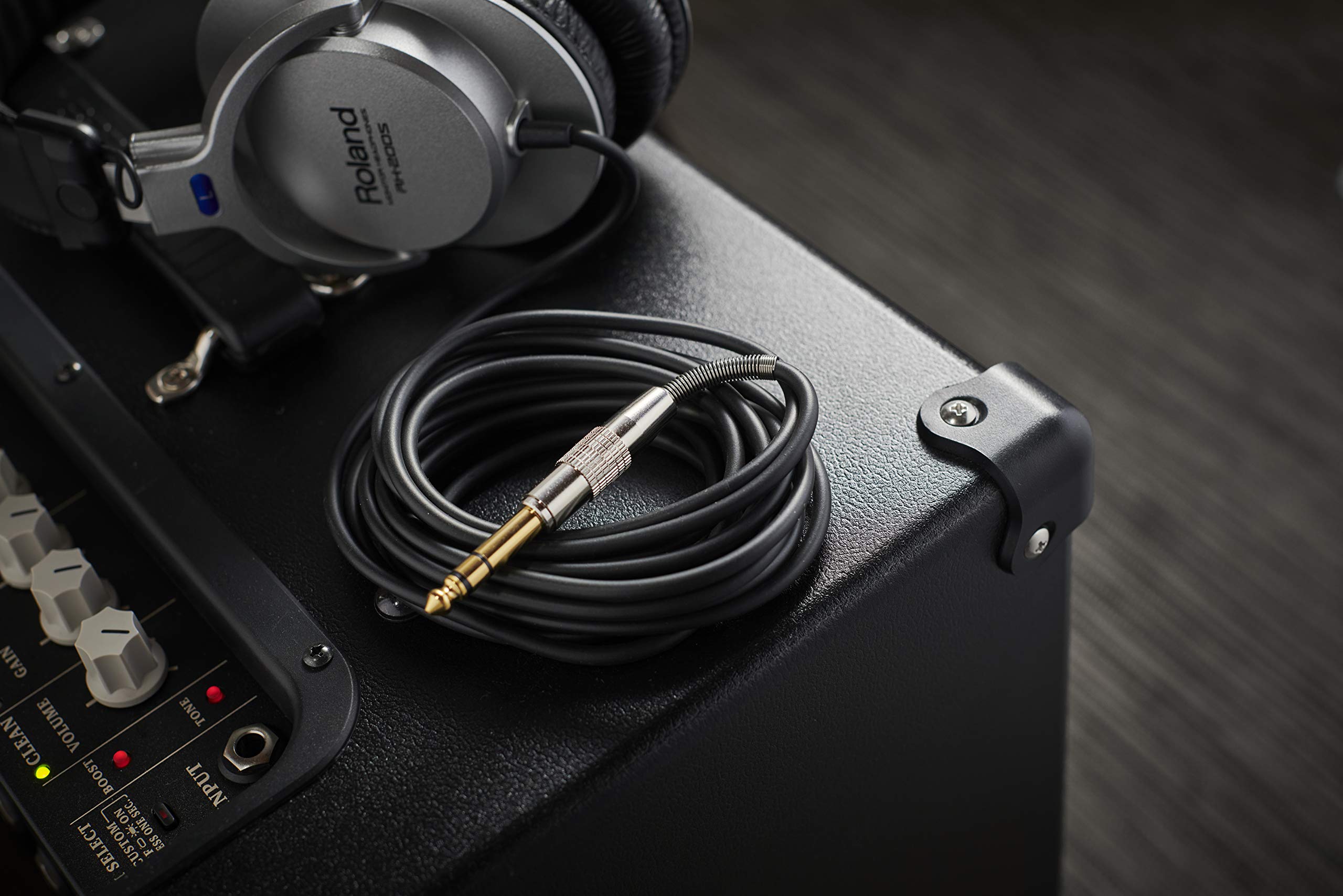 롤랜드 RH-200S 실버 모니터 헤드폰 3.4m 케이블 40mm 드라이버 이미지 4
