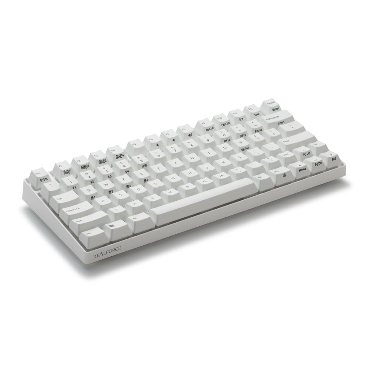 토프레 RC1 화이트 C1HK21 70% 콤팩트 무선 키보드 화이트 영어 배열 45g 이미지 2