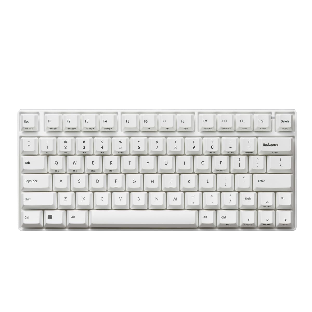 토프레 RC1 화이트 C1HK21 70% 콤팩트 무선 키보드 화이트 영어 배열 45g