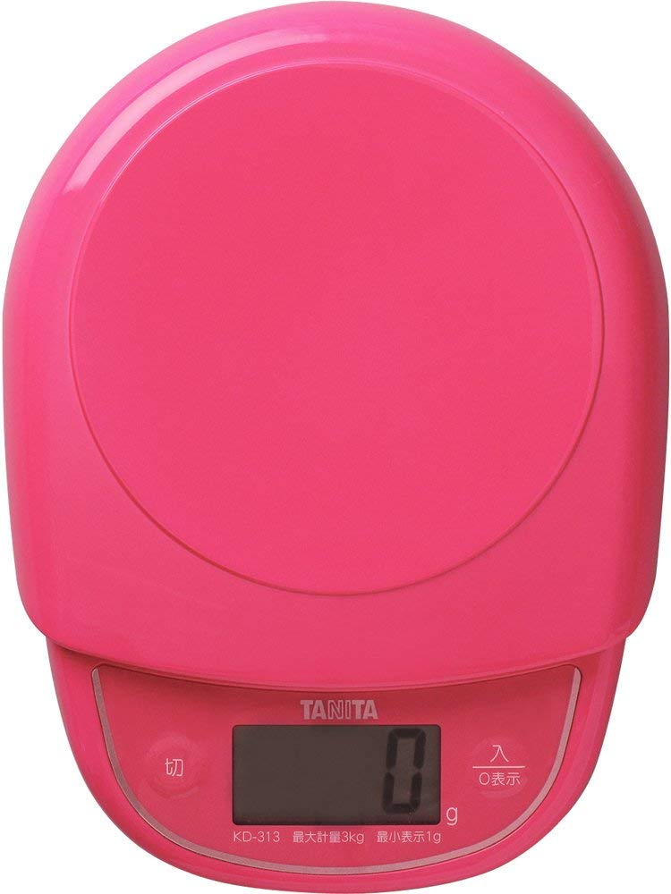 타니타 핑크 KD-313 3kg 디지털 주방저울 핑크 1g단위 3kg까지 이미지 6