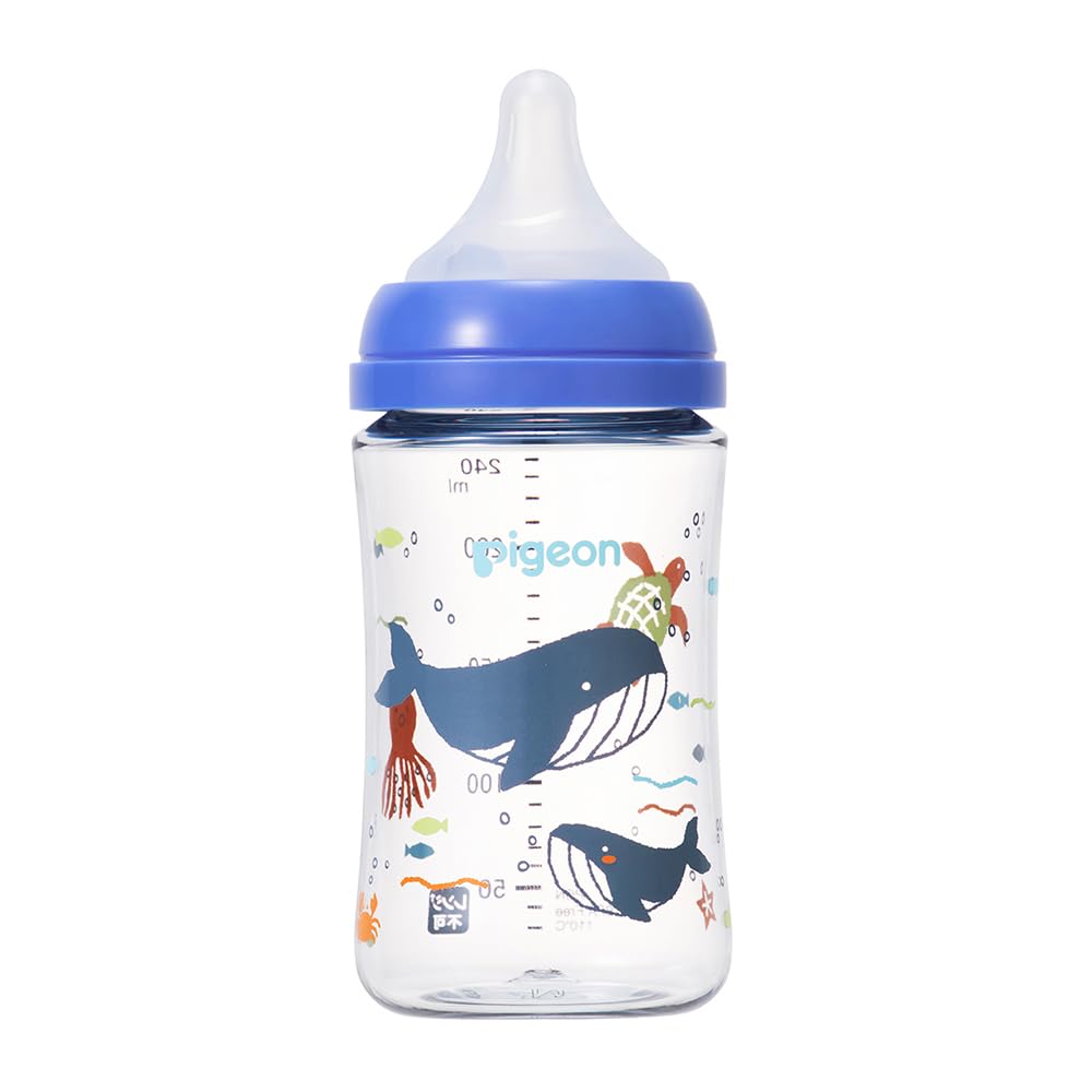 피죤 모유실감 Sea 240ml 젖병 플라스틱 신소재