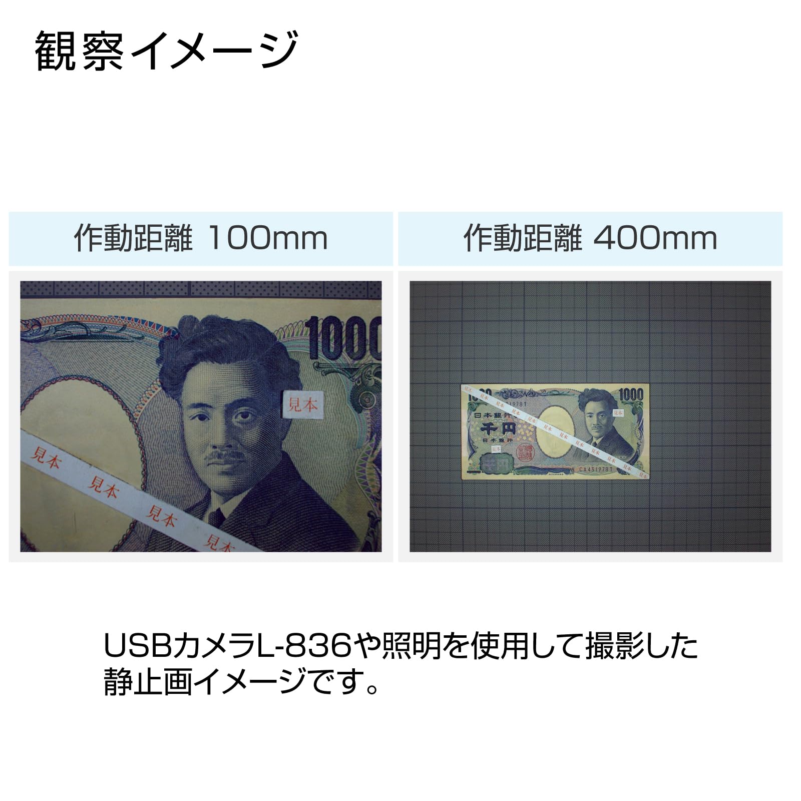 호잔 L-600 시리즈 L-600-8 C마운트 렌즈 작동거리 100mm-∞ 초점거리 8mm 이미지 2