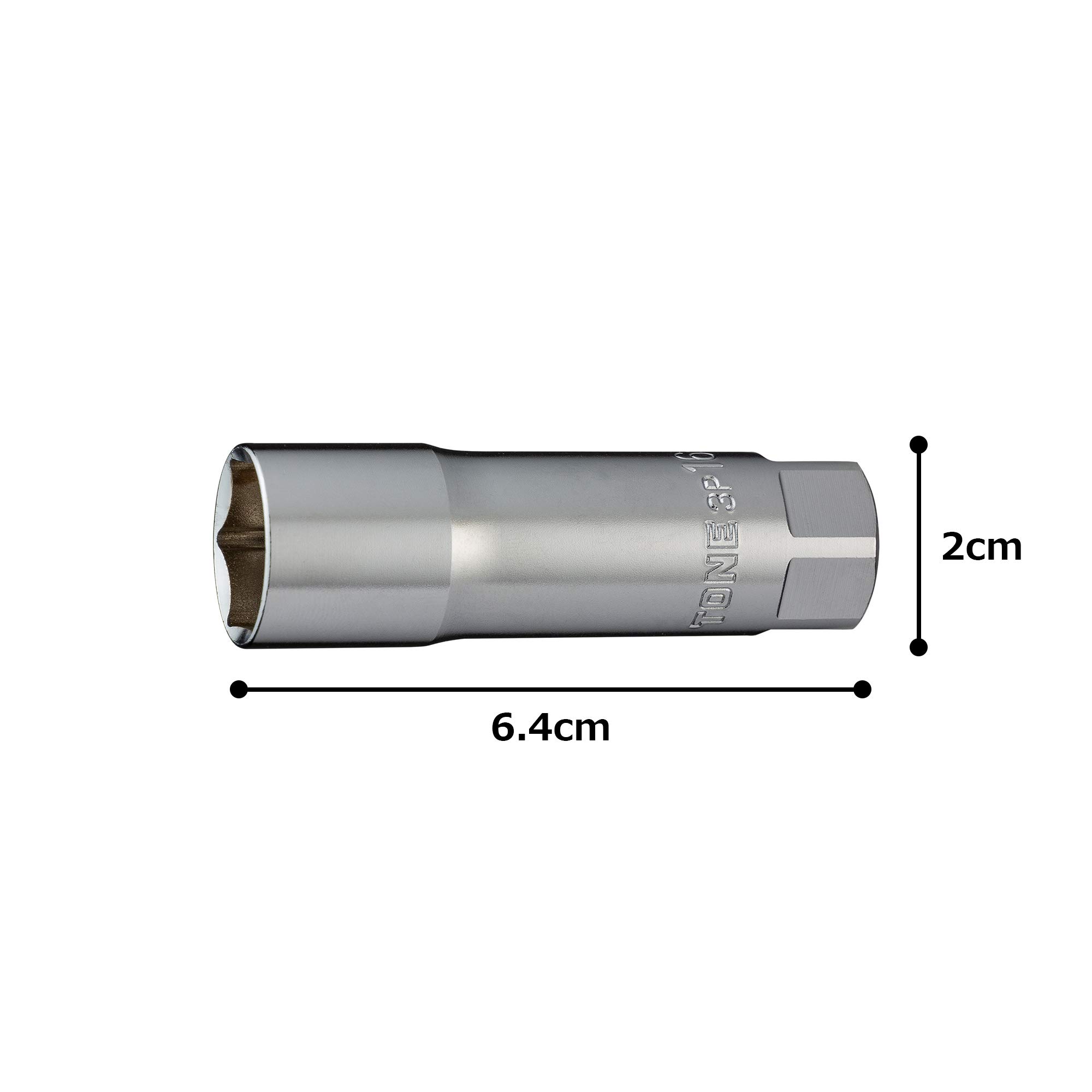 토네 HP3P-16S 16mm 플러그 소켓 9.5mm 마그네틱 6각 이미지 5