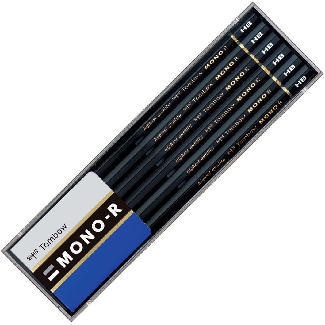 톰보 모노R HB MONO-RHB 연필 12자루 플라스틱 케이스 1