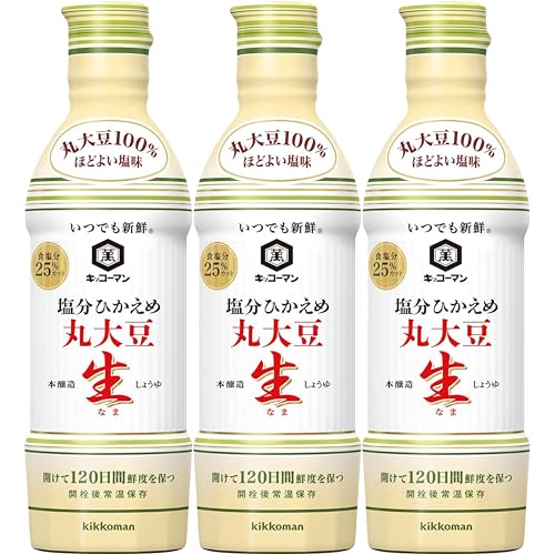 기꼬만 언제나신선 저염 통대두 생간장 450ml 3개입