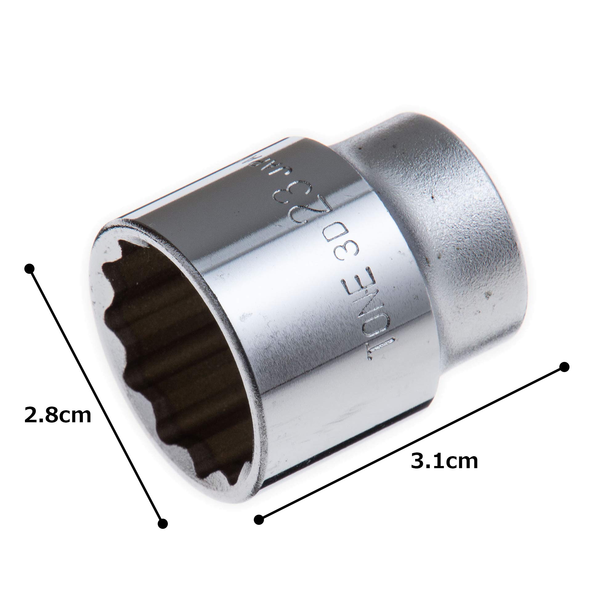 토네 12각 소켓 HP3D-23 23mm 이미지 3