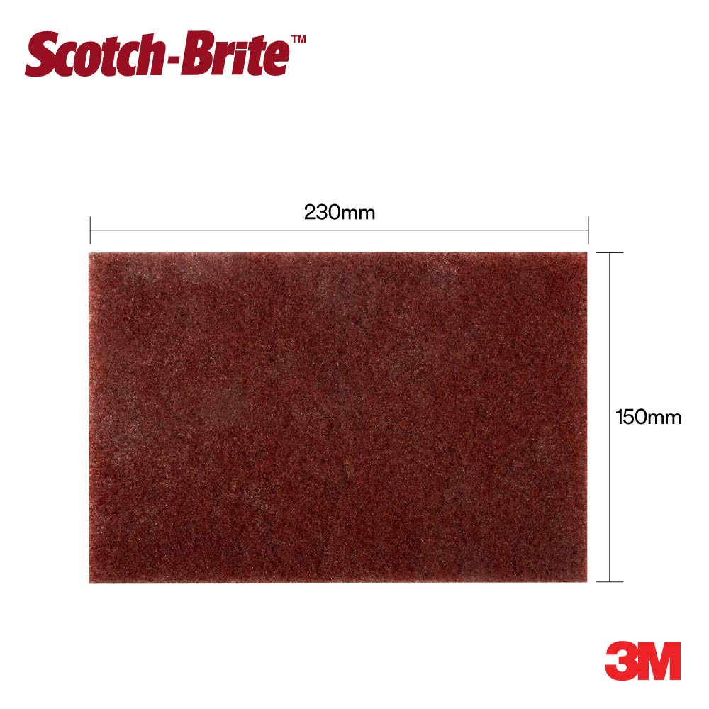 3M 스카치브라이트 산업용 핸드패드 7447PRO 150x230mm 20매입 이미지 3