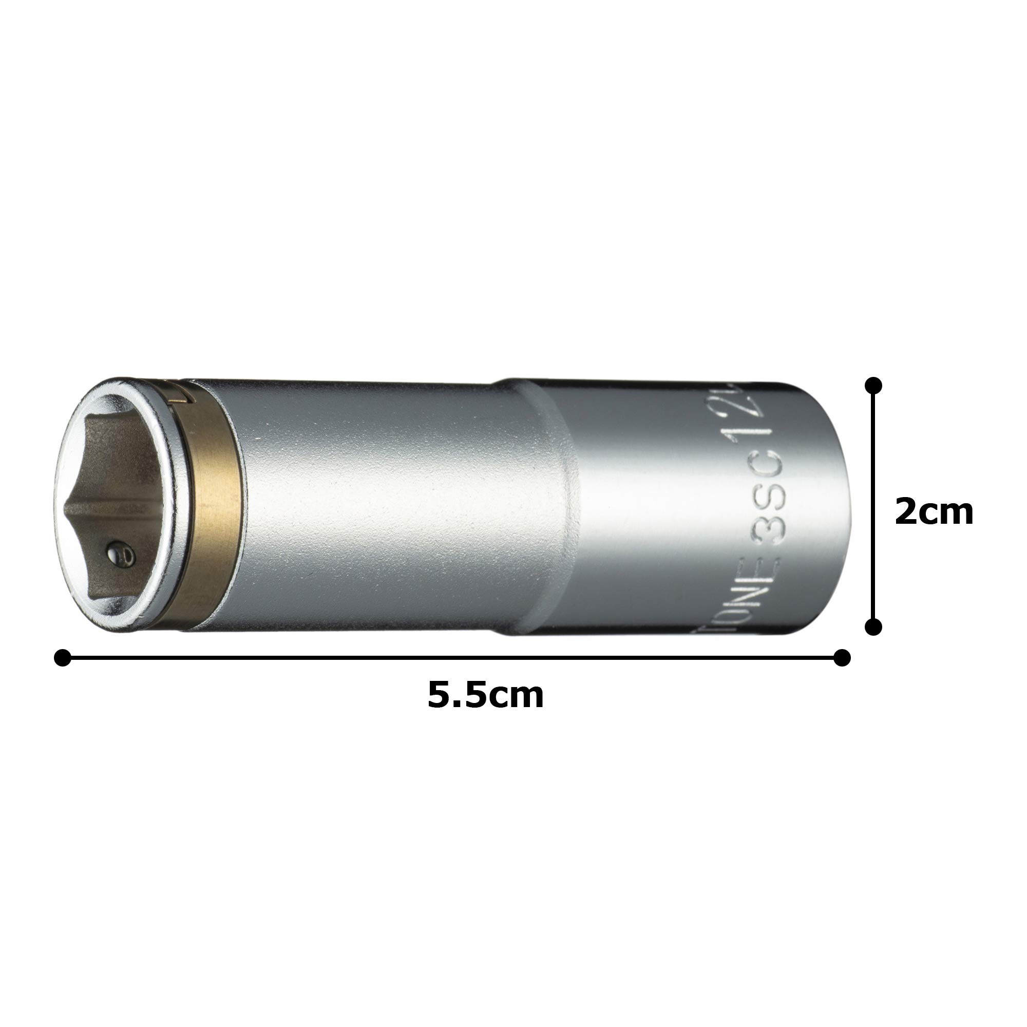 토네 HP3SC-12L 9.5mm 12mm 너트 캐치 딥 소켓 6각 이미지 5
