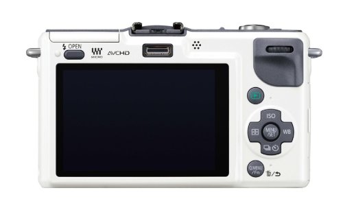 [중고] 파나소닉 GF2 쉘 화이트 DMC-GF2C-W 14mm 렌즈킷 미러리스 카메라 이미지 3