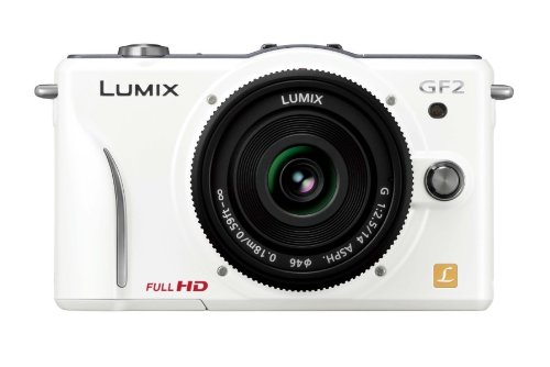 [중고] 파나소닉 GF2 쉘 화이트 DMC-GF2C-W 14mm 렌즈킷 미러리스 카메라 이미지 2