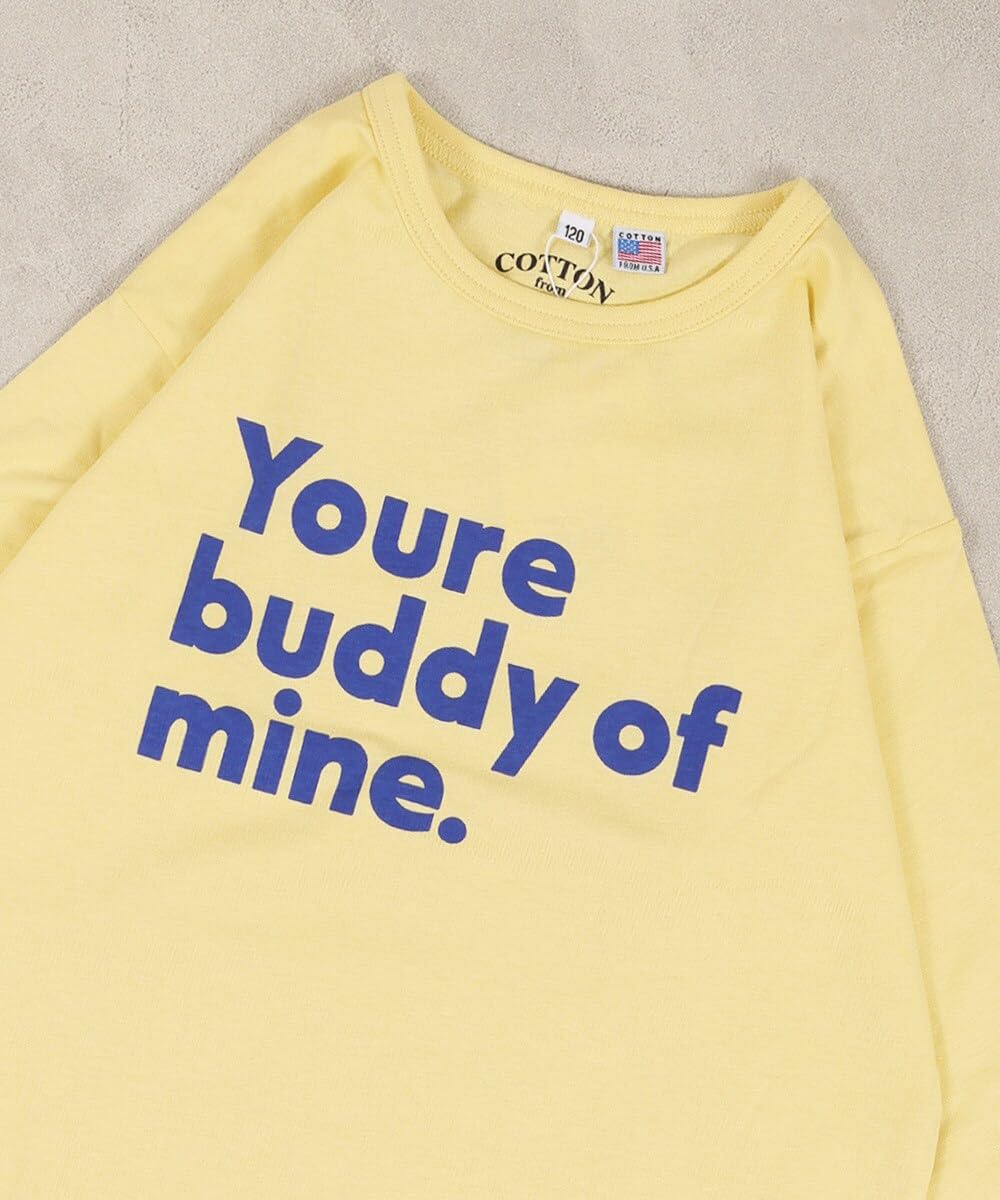 마키즈 COTTON USA 리브 프린트 긴팔 티셔츠 B70 차콜 110 이미지 4
