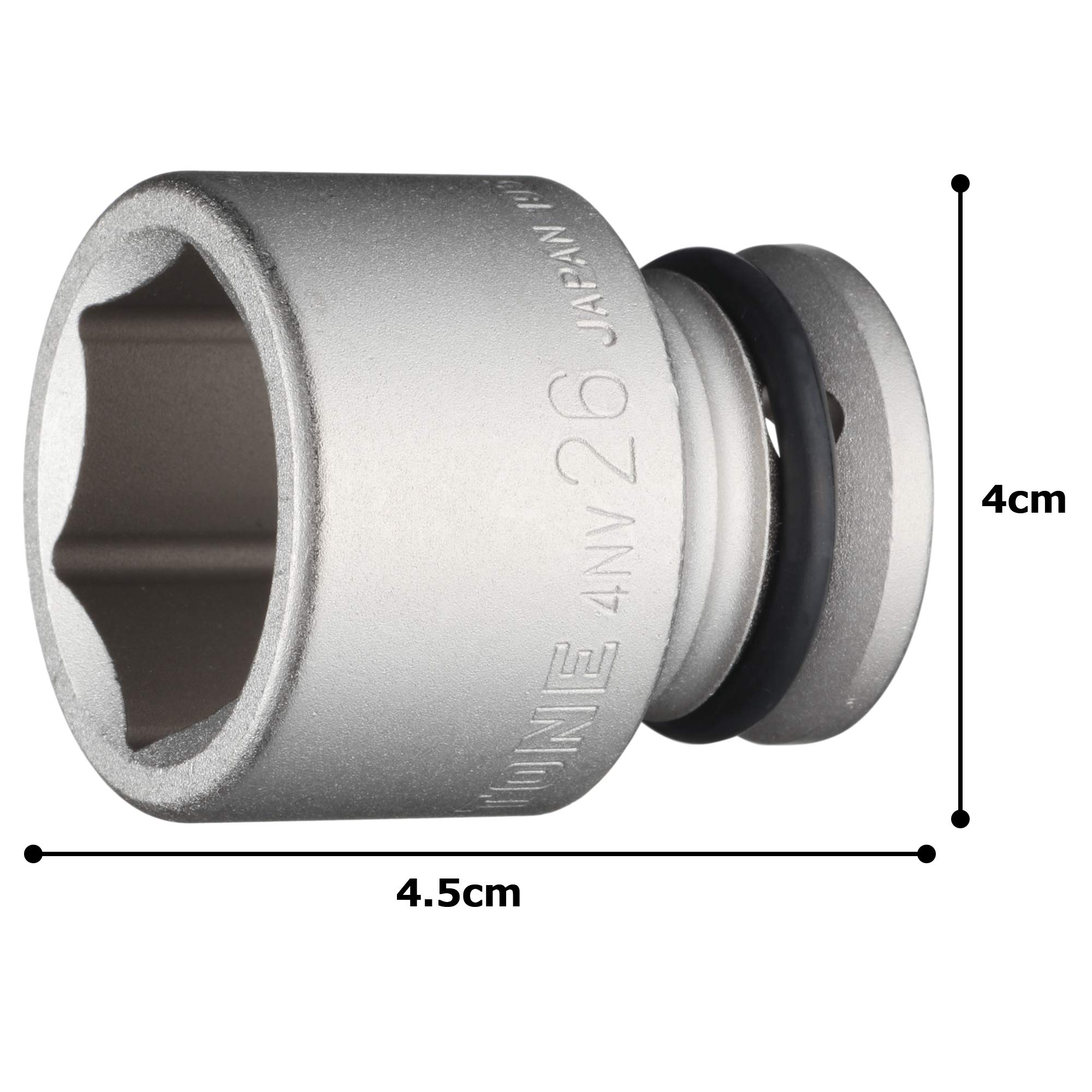 토네 4NV-26 임팩트 소켓 12.7mm 26mm 이미지 5