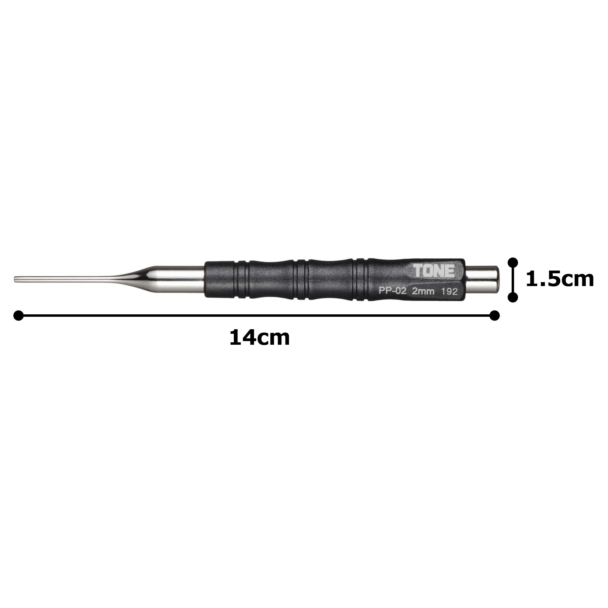 토네 PP-02 2mm 핀펀치 블랙 이미지 3