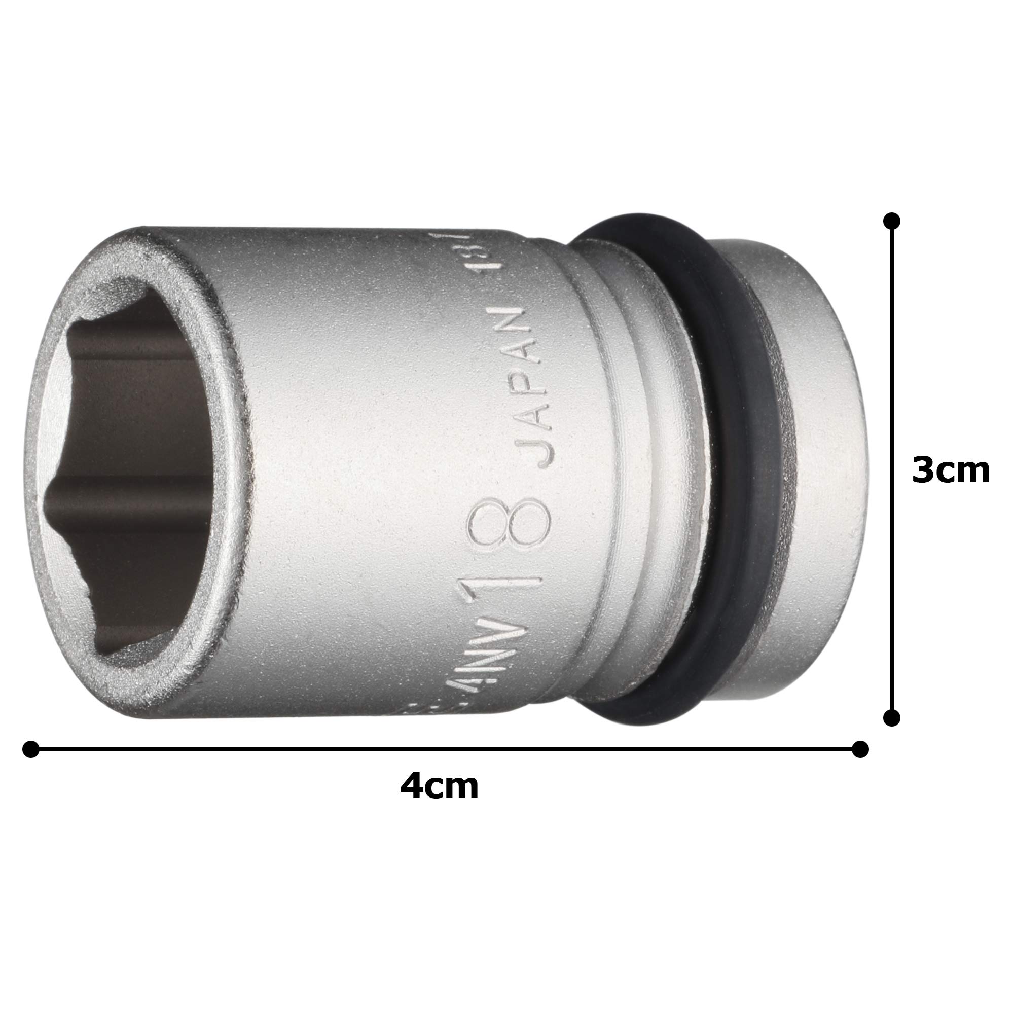 토네 HP4NV-18 18mm 임팩트 소켓 12.7mm 이미지 5