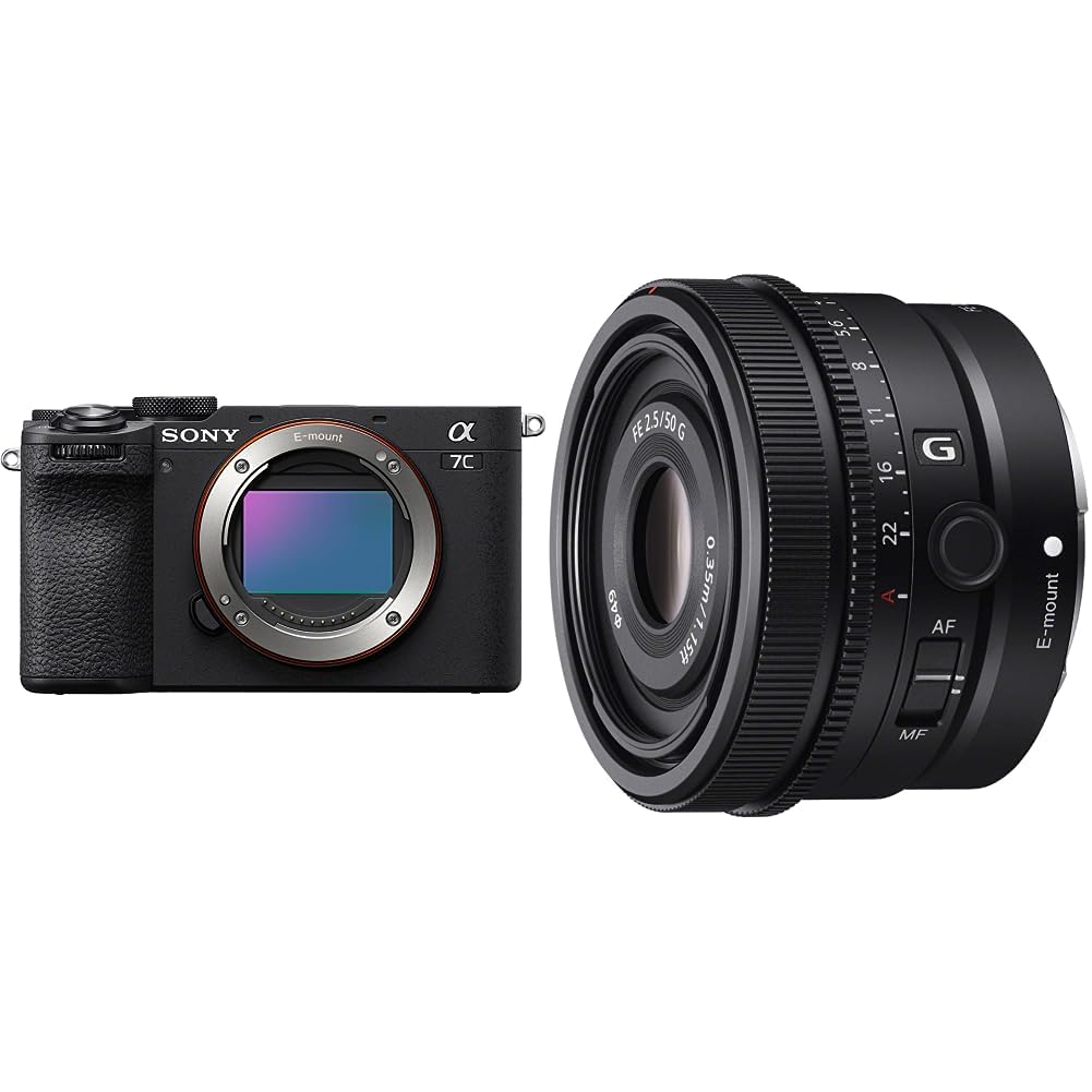 소니 알파  7C II 블랙 ILCE-7CM2 SEL50F25G 렌즈 키트 이미지 1