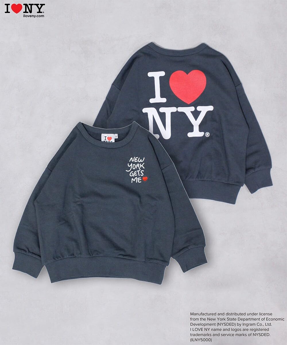 마키즈 I LOVE NY 별주 프린트 맨투맨 B10 오프화이트 110 이미지 3