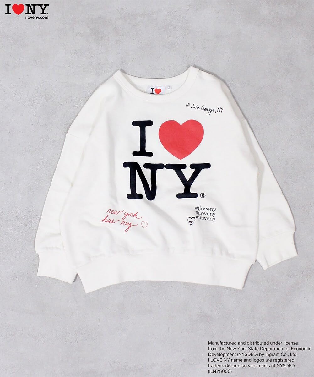 마키즈 I LOVE NY 별주 프린트 맨투맨 B10 오프화이트 110 이미지 9