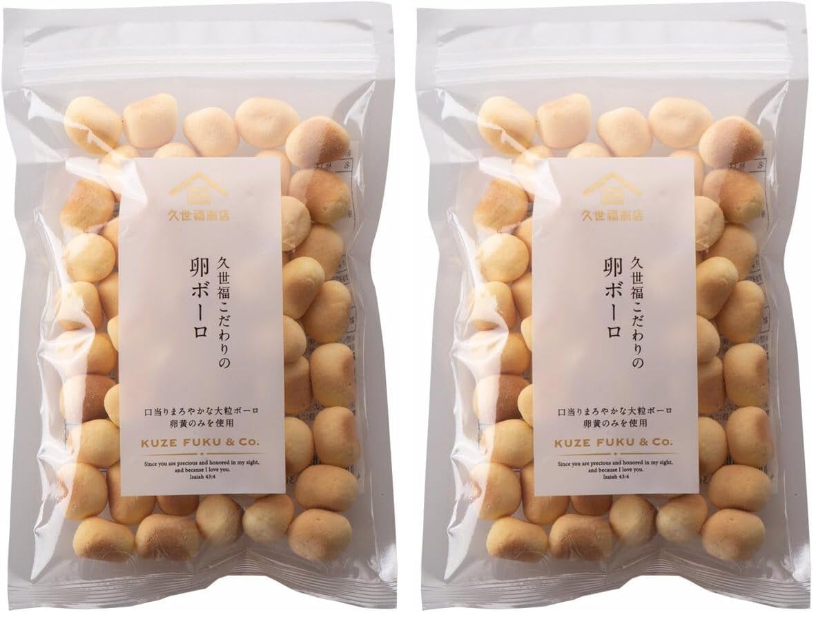 쿠제후쿠상점 계란보로 100g 2개입 Pack of