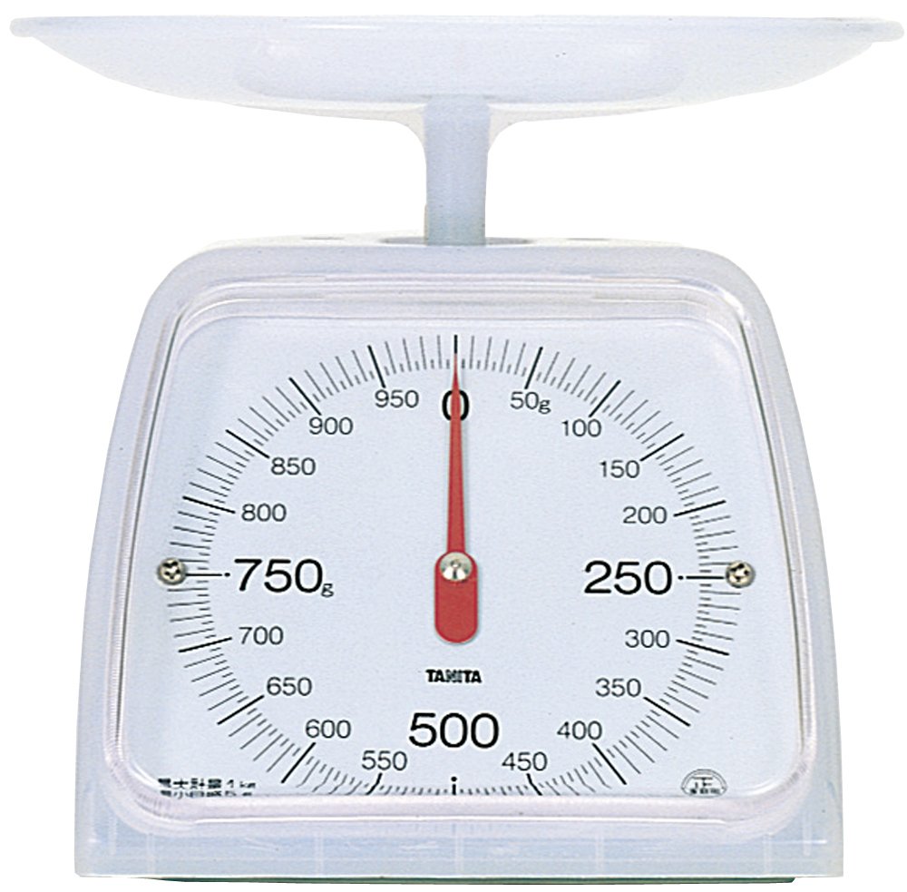 타니타 아날로그 KA-001 클리어화이트 1kg 주방저울 06 클리어 1kg 5g단위