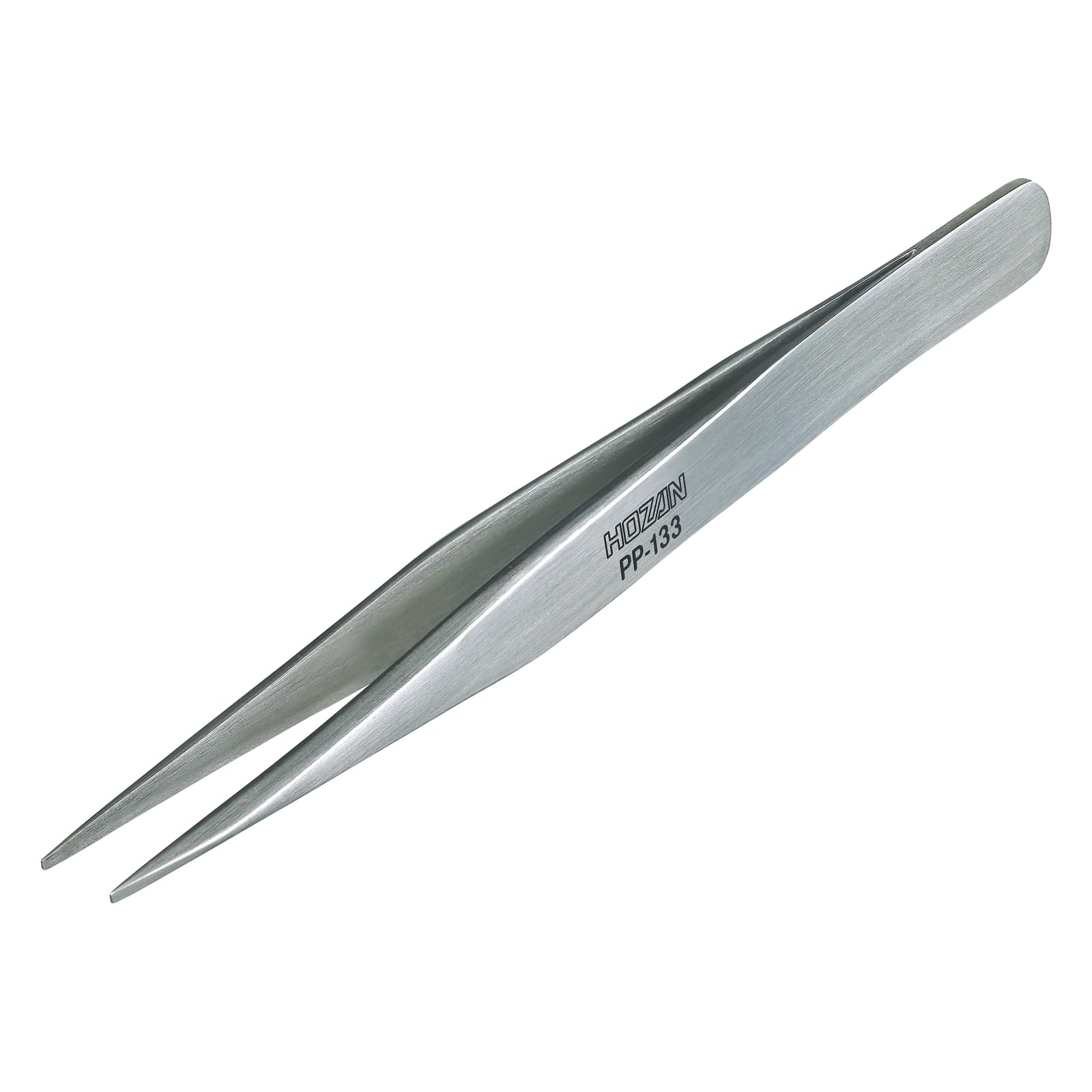 호잔 PP-133 정밀 핀셋 125mm 직형 선단폭 핀셋 단품 스트레이트 선단폭 1.2mm