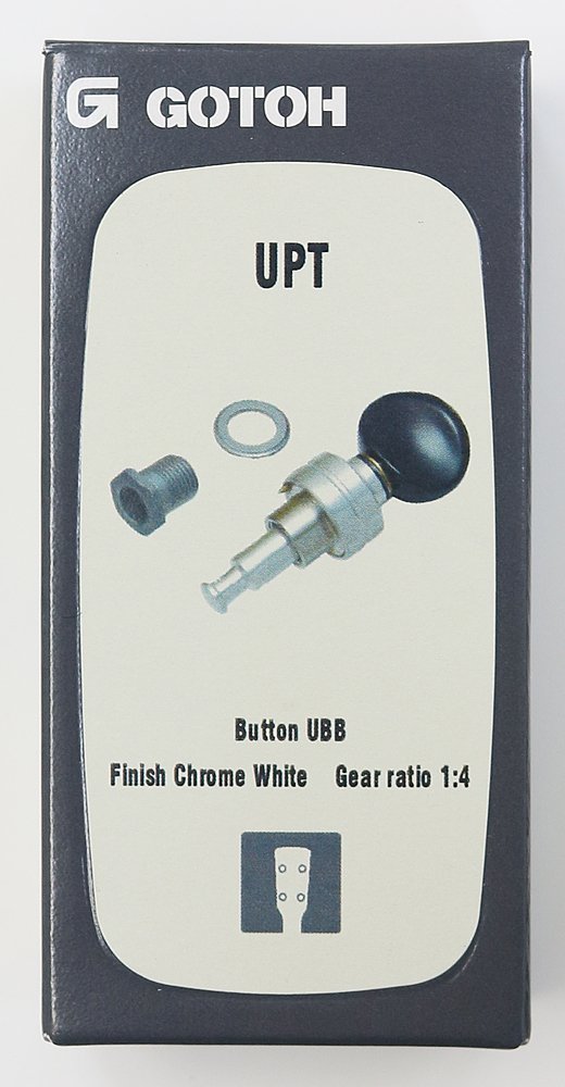 고토 UPT UBB 크롬화이트 UPT-UBB-CWX 우쿨렐레 튜닝 페그 UPT/노멀 이미지 2