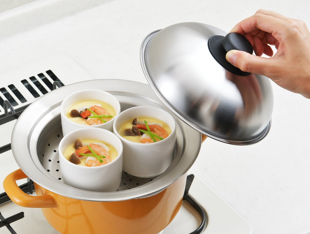 요시카와 냄비용 찜판 YJ2538 18-20cm 스테인리스 10 냄비용 18~20cm 뚜껑 이미지 4