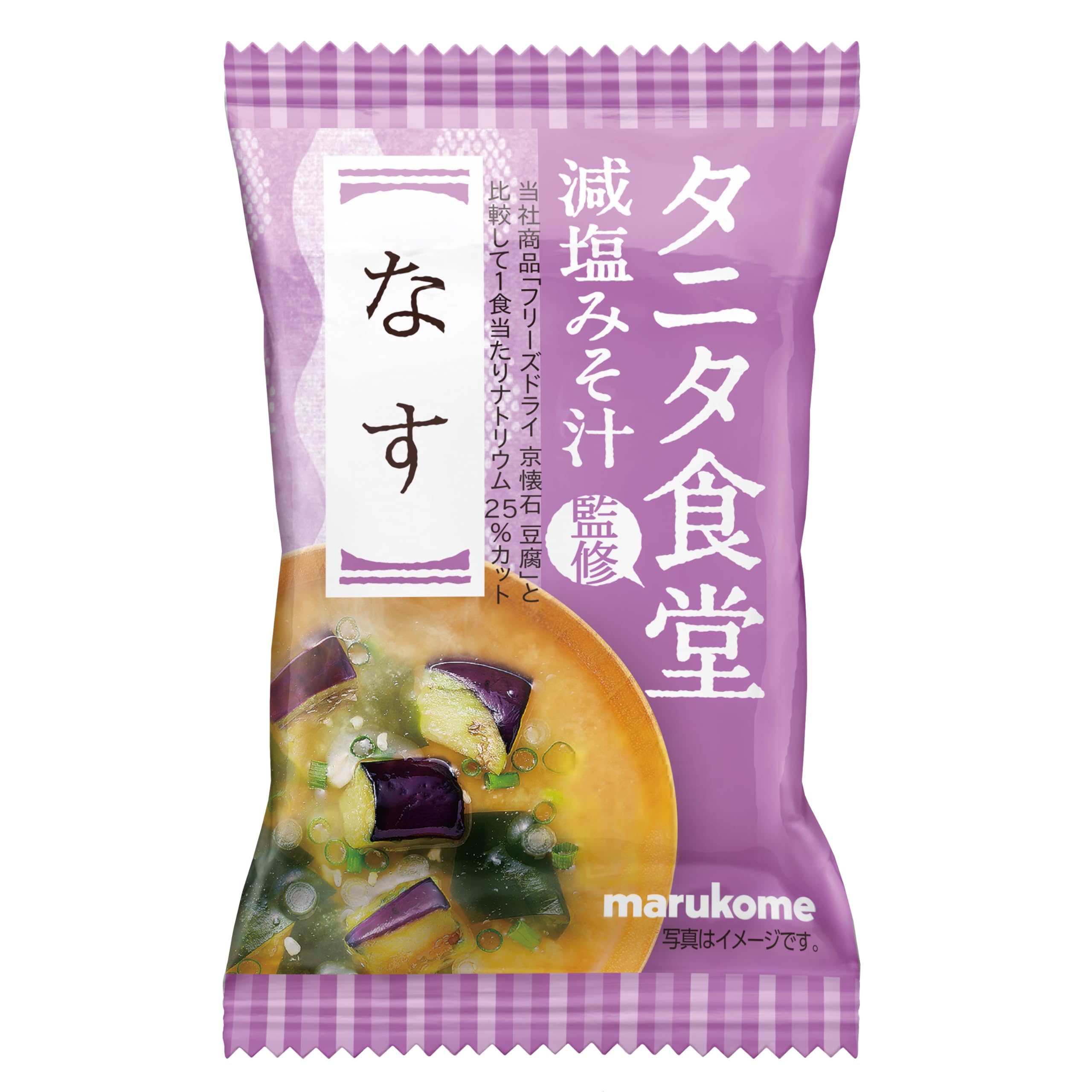 마루코메 타니타 식당 감수 가지 즉석 된장국 10개입 동결건조
