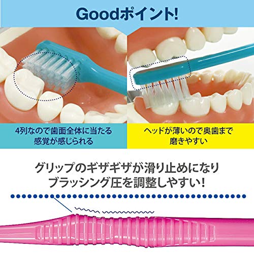 Ci메디컬 Ci PRO FOUR 4열 칫솔 50입 S 부드러운모 라운드모 이미지 5