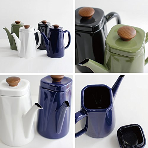 노다호로 안비 그레이 ANB-1.2PGR 1.2L 법랑 커피포트 이미지 3