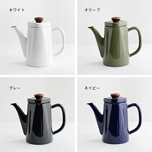노다호로 안비 그레이 ANB-1.2PGR 1.2L 법랑 커피포트 이미지 5