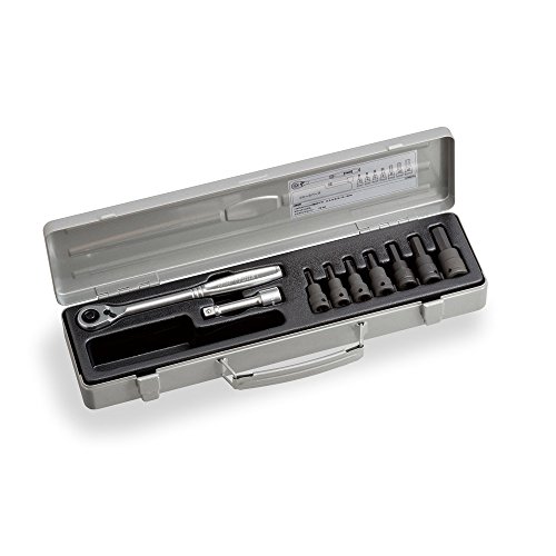 토네 KH3072 9.5mm 헥사곤 소켓 렌치 세트 강력형 9종