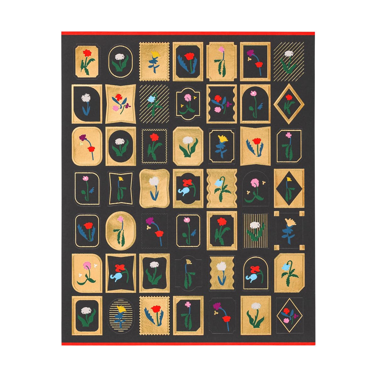 호보니치 와타나베 요시에 쁘띠 블룸 박인쇄 스티커 220×144×1mm