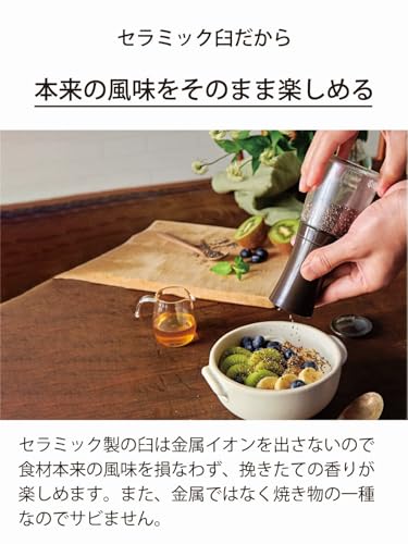 교세라 CM-20CS-JP-AZ 150ml 세라믹 밀 참깨 굵기 조절 이미지 4