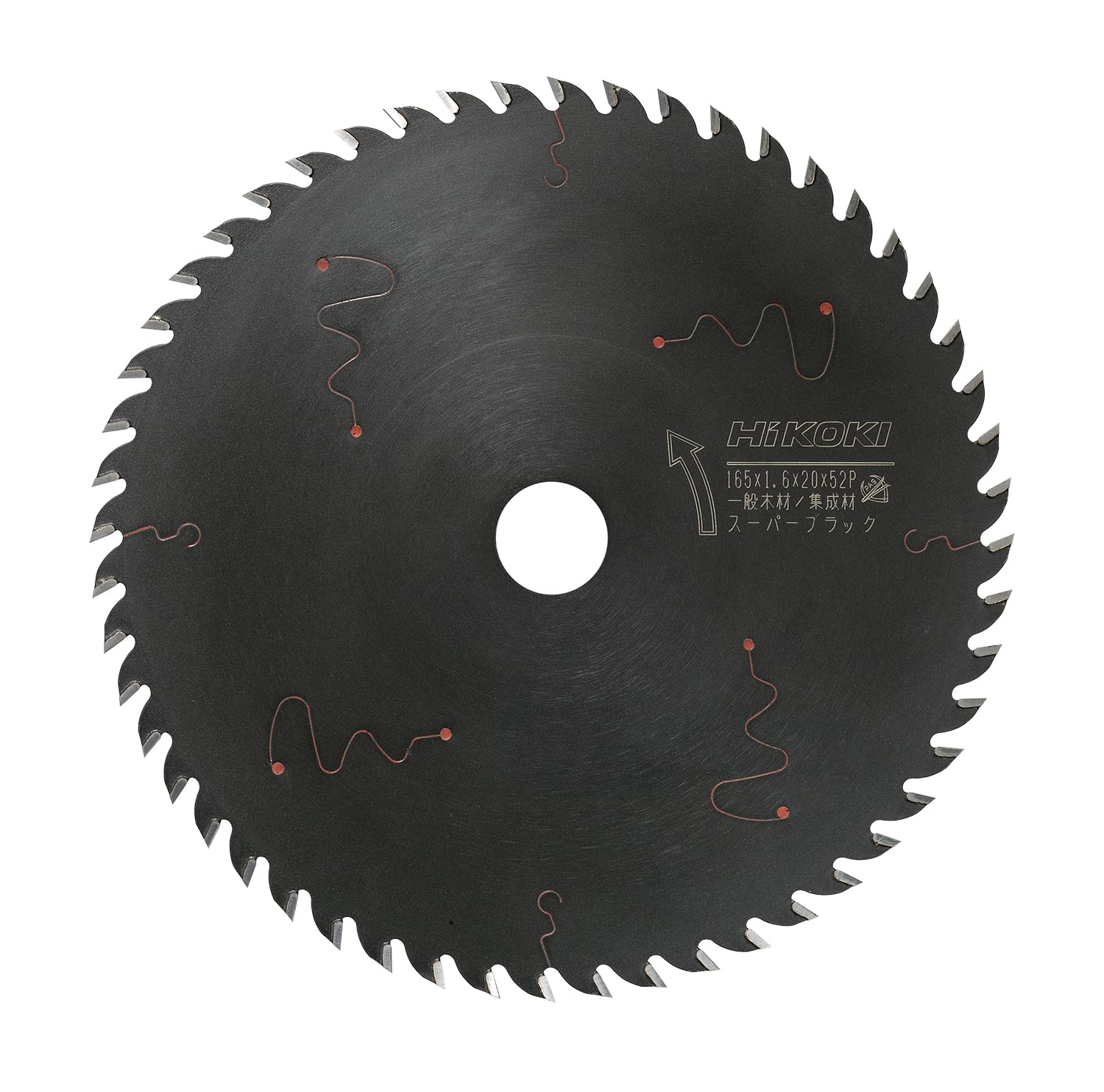 하이코키 슈퍼 팁쏘 테프론 0032-2668 165mm 원형톱날 52날