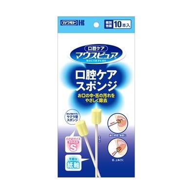 마우스퓨어 구강케어 스펀지 종이축 S사이즈 10개입